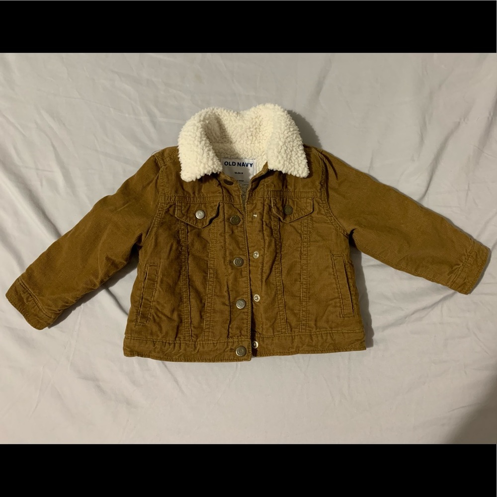 Unisex Sherpa-lined Corduroy jacket